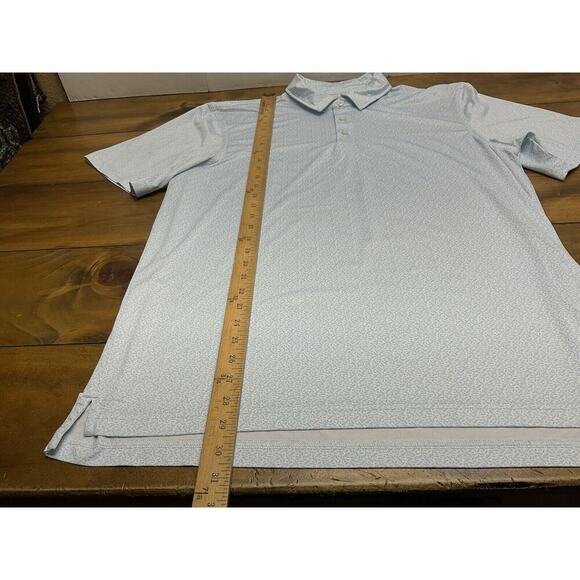 Vineyard Vines Performance Shirt Mens Large Blue Print Polo *READ* - Picture 6 of 11